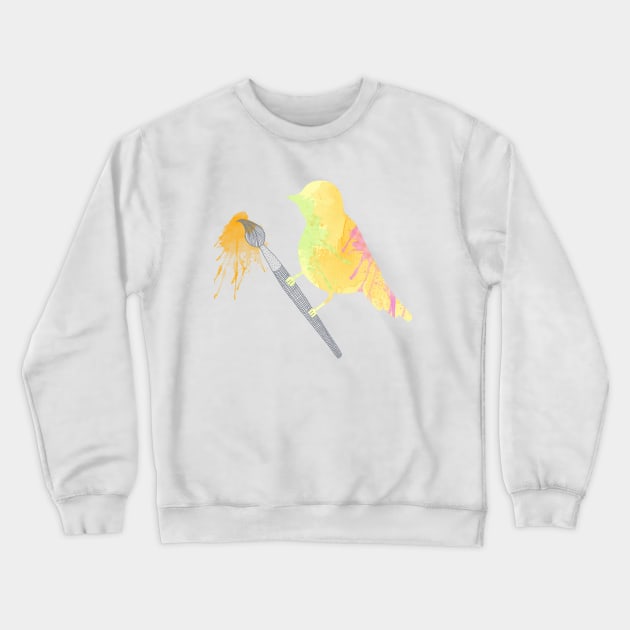 Splash of Color Crewneck Sweatshirt by MJ